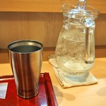 Moe Yo Mensuke - 水のコップは「THERMOS」のステンレスタンブラーを使っています