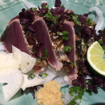 日本酒 弘大 - カツオの塩たたき1200円