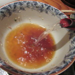 中村屋 - 蕎麦湯は自然体