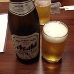 鰻禅 - 瓶ビール（600円）