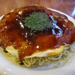 広島お好み焼き あ味 - ソバ大盛り＋えび、１０８０円です