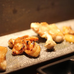 Masahiro - 完熟地鶏「飛来幸地鶏」の炭火焼5種盛り
