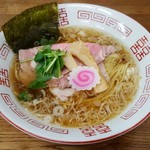 きくや - 201607昔ながらの生姜醤油中華そば(中細麺・醤油)￥750
