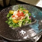 おおさか料理  浅井 - カニのトマトサラダ♪