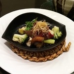 おおさか料理  浅井 - 牛ヘレ　赤ワインステーキ♪