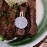 肉蔵でーぶ - 2016/7/4
      牛タンステーキ1296円