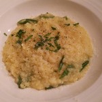 Soloio - サフランと緑色野菜のリゾット