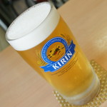 金沢食堂 - 生ビール（５５０円）２０１６年７月