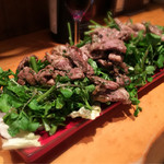 ビストロ シン 2 - 羊とクレソン（正式名失念）
      独特の香りがする羊と，クセの強いクレソンの組み合わせが良いです。