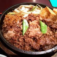 荒井屋 万國橋店 - 牛鍋（アップ）（2016.6）