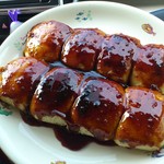 オリタ焼まんじゅう店 - 焼まんじゅうです。(2016年7月)