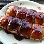 オリタ焼まんじゅう店 - 焼まんじゅうです。(2016年7月)