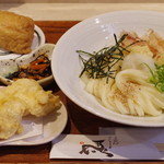 ひだりうま - 朝挽き鶏天ぶっかけ、京風いなり