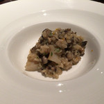 エノテカ・ラ・リコルマ - 函館産エゾアワビと王様しいたけのリゾット