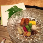 御料理 堀川 - 七夕が近いので梶の葉ON♡