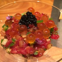 Salon du Kuma3 北新地 - キャビアイクラオクラ燻製大根