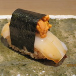 鮨 なかや - スミイカ＆バフンウニ