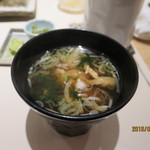 鮨 なかや - 味噌汁