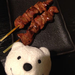 Torishin - 白レバ串 Chicken Liver at Torishin, Shinsugita！♪☆(*^o^*)