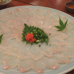 与太呂 - 朝〆の鰈の薄造りは最高峰！