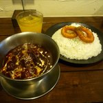 一文字カリー店 - 2010/10/7、ルーカリーシーフード、辛さ３