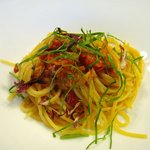 白金甚夢迎賓館 - ズワイガニとセミドライトマトのスパゲティー