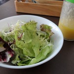 蒼い空 - 野菜＋サイコロステーキ（100g）　980円
サラダ