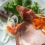 二期倶楽部 - サラダ、ハム他