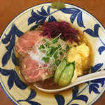 鳥そば 真屋 - 16’　アゴの冷やしそば