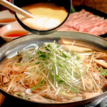 ●Bushu pork yam shabu shabu (one serving)