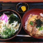 Teuchi Udon Tsuruya - かつ丼セットを食す！