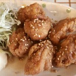 丸屋 - 鶏唐揚げ定食