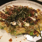 鉄板網焼き京さか - お好み焼き[あさり]￥1000^^