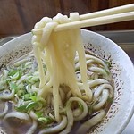 めぐみうどん - 麺はとっても柔らかい