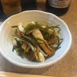 四季厨房ほぉーむ - お通しは竹輪
