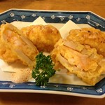 宵のひととき うまし - 海老しんじょう蓮根はさみ揚げ