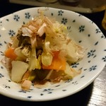 もつ焼き 涌谷 - ぬか古漬け