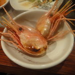 すし喜八 - 焼き牡丹海老カシラ