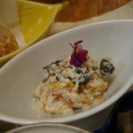 菊もと - 白和え（きのこ、菊）