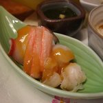 菊もと - 酢味噌和え（イタヤ貝、ズワイガニ、タコ、きゅうり）