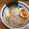 麺屋 楼蘭 - 柚子塩ラーメン、味玉のせ（2016,6）