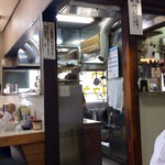 みんみんラーメン 本店 - 厨房！