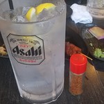 ありがとう - 酎ハイ（大）４９９円（税別201607撮影）