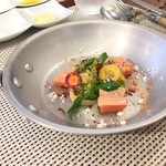 ビストロ ダイア - 2016.6
      アスパラがパスタみたいになっていましたよ