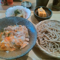 自家製粉石臼挽きうどん 青空blue 本店 - ランチ青セット（1,350円）