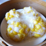 家全七福酒家 SEVENTH SON RESTAURANT - 海老すり身のスイートコーン包み蒸し