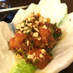 韓国家庭料理 唐辛子 - マグロユッケ