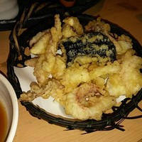 寅八商店 心斎橋店 - イカゲソを天ぷらに♪