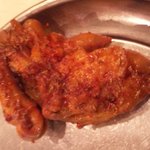 鑫福 - 豚足。スパイシーな味付けで美味しかったですよ！