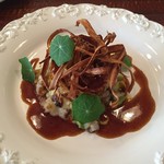 ラトリエ・ド・ギニョール・エ・マデロン - （2016・7・5）ランチ　鰻・フォアグラのルーロ　マトロート風